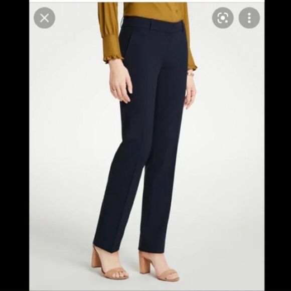 Ann Taylor Loft navy blue dress trouser pants - Picture 9 of 16
